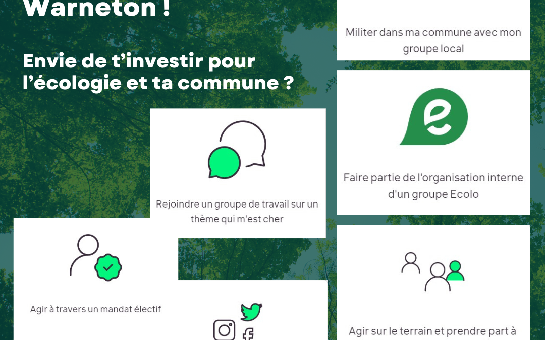 Rejoignez la locale Ecolo de Comines-Warneton !