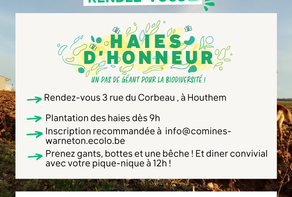 Haies d’honneur – Un pas de géant pour la biodiversité