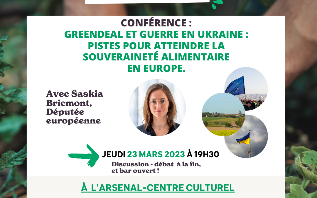Conférence avec Saskia Bricmont